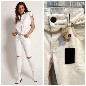 NEW ONE TEASPOON x FREE PEOPLE Freebirds ll Skinny Fit Stretch Jeans Size 26 NWT